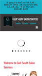 Mobile Screenshot of gulfsouthsalonservices.com