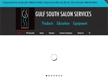 Tablet Screenshot of gulfsouthsalonservices.com